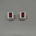 PLUGTUL 2 Prong Outlet Switch, Single Outlet with ON Off Switch, ELT Listed, 15A 125VAC 60Hz, 2Pack, White