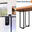 14.6"x 4" SFF PC Under Desk/Wall Mount Compatible with Dell OptiPlex SFF 9020 7060 7050 7040 5050 3050 Small Form Factor Desktop Computer with Anti Scratch Sponge