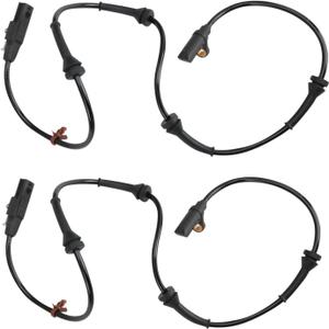TRQ Rear ABS Wheel Speed Sensor Set Compatible with 2014-2020 Nissan Rogue 2014 Rogue Select