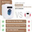 Sourdough Home with Window, Sourdough Starter Home with 41-122F Accurate Temperature Control, 10L Large Capacity, Energy-Saving & Quiet Operation, Great for Making & Storing Sourdough Starter