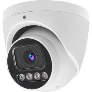 8MP 4K PoE IP Security Camera with 5X Optical Zoom, H.265 Dome IP Camera, Smart Dual Light, Two Way Talk, SD Card Slot, 98ft IR Night Vision, 110Wide Angle, Human/Vehicle Detection