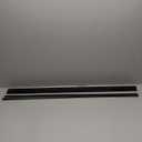 Aluminium Alloy U Shape Edge Trim Strip Decoration Profiles with Base, Metal Cable Raceway Cord Cover Channel, Ceramic Tile Mirror Wall Trim Transition Corner Decorative Strips ((3  L39.37in) L118in  W0.79in  H0.47in, Glossy Black)