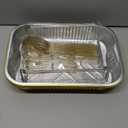 Maxcheck 4 Sets Disposable Chafing Dishes Buffet Set Chafer Wire Racks Buffet Stand Kit Dish Serving Trays Food Warmer Catering Supplies Included Serving Utensils and Stand (Small)