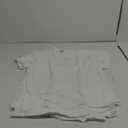 Hanes Men's Cotton, Moisture-Wicking Crew Tee Undershirts, Multi-Packs (Medium, White - 6 Pack)