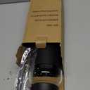 PROBTTL 40 oz Glass Tumbler with Handle  Sports Clear Borosilicate Glass Water Bottle with Straw, Silicone Sleeve, 2 Lids  Handle Spout & Bamboo Straw Lid, Fits Car Cup Holder, Leakproof (Black)