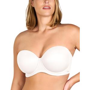 HSIA Strapless Bras for Women Large Breasts Non Slip Full Coverage Underwire Supportive Multiway Strapless Bra Plus Size,36i
