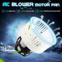 64119242607 75027 Heater Blower Motor with Fan Cage Fits 2011-2016 BMW 528i /2012-2016 BMW 528i xDrive /2014-2016 BMW 535d /2011-2016 BMW 535i /2011-2016 BMW 550i /2012-2018 BMW 640i & 650i xDrive