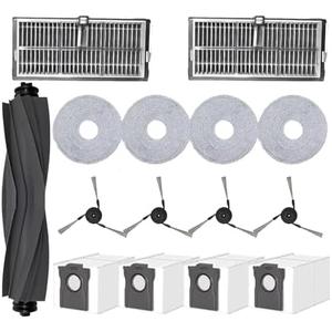 Accessories Kit for Dreame X40 Ultra: Replacement Parts Compatible with Dreame X40 Pro S30 Pro Ultra Robot Vacuum Cleaner, Main Brush Side Brushes Hepa Filters Mop Pads Dust Bags Spare Parts MISSING PIECES