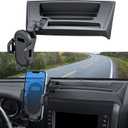 Upgraded Phone Mount for Jeep Wrangler JK JKU 2018 2017 2016 2015 2014 2013 2012 2011, Dash Multi-Mount Phone Holder Kit w/Storage Tray Interior Accessories