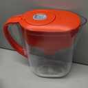 Brita Metro Water Filter Pitcher with SmartLight Change Indicator, BPA-Free, Replaces 1,800 Plastic Water Bottles a Year, Lasts Two Months, Includes 1 Filter, Small - 6-Cup Capacity, Fiery Red