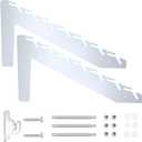 STAUBER Best Acrylic Baseball Cap Rack - The Original Multipurpose Hat Display Organizer - Made in the USA! (Clear, 2 Pack)