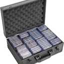 TOPLOADER 3" X 4" MAGNETIC CARDS PROTECTIVE CASE WITH DIVIDER - HARD CARDS - 15.1 X 10.6 X 5.9"