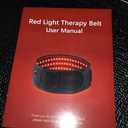 Red Light Therapy Belt – Infrared Red Light Therapy for Body, Back Pain and Shoulder - 660nm & 850nm Near Infrared Heating Pad – Adjustable & Portable for Wellness & Relaxation