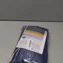 BGment Blackout Curtains for Bedroom 45 Inch Length - Short Room Darkening Drapes Thermal Insulated with Rod Pocket for Kitchen Living Room Bathroom Window, 42 x 45 Inch, 2 Panels, Navy Blue