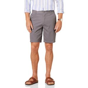 Amazon Essentials Men's Slim-Fit 9" Stretch Chino Short (Gray)