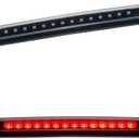 Third 3rd Brake Light LED for 2002-2009 Chevy Trailblazer GMC Envoy, High Mount Rear Brake Lights Assembly for 04-07 Buick Rainier, Waterproof Center Cab Lamp Stop Light (Black)