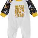 BemeyourBBs Newborn Baby Boy Fall Winter Clothes Infant Romper Jumpsuit