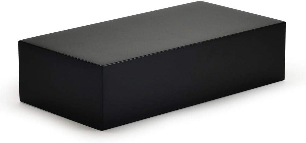 Oirlv Solid Wood Minimalism Style Jewelry Display Stand Showcase Jewelry Organizer Black Square Holder (SM05305)