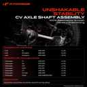 A-Premium CV Axle Shaft Assembly Compatible with Audi A3 06-13, A3 Quattro 07-13 & Volkswagen Jetta 06-18, Passat 06-08 10, CC 09-17, Eos 07-16, Golf 10-14, GTI 06-14, Front Left Driver Side