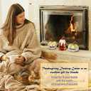 Wesiti Set of 3 Thanksgiving Fall Pumpkin Decorations 7 Inch Resin Artificial Corn Decorative Pumpkins with Blessed Grateful Thankful Table Centerpieces Decor for Thanksgiving Harvest Vintage Room