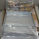 Houseables 3 Way Mirror, Trifold Mirror, Trifold Vanity, Three Way Folding, Tri Fold, For Braiding Hair, 3way, 3 Sided, Three Panel, Triple, Tabletop, Bathroom, Makeup, Self Haircut, 360, 21 x 31 Inch