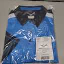 LULY YANG DSP Men's Active Polo - Short Sleeve (Blue, XXL)