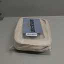 5PCS Diaper Bag Organizer Pouch Set, TSA Approved Toiletry BagClear Waterproof TPU Makeup Bag Set Travel Organizer Bags for Women and Kids,Mothers Day Gifts (White)