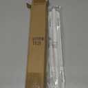 12 inch Valet Rod for Closet Pull Out, Heavy Duty Closet Valet Rods Slide Out, Adjustable Pull Out Closet Rods for Hanging Clothes with 4 Hooks Closet Organizers and Storage (White)