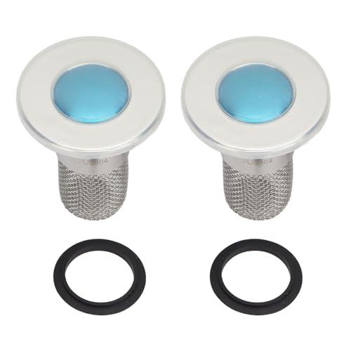 Stainless Steel Sink Drain Filter, Drain Stopper with Hair Catcher, Easy Installation, Convenient for Washbasins, Bathroom Sinks, and Shower Tubs