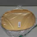 Gold Oval Decorative Tray with Handles, Versatile Serving Tray for Coffee Table, Ottoman, Ideal for Serving, Displaying, Organizing, 15.3"*10.6"*1.37"