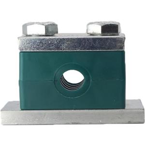 3 x 18MM Tubeclo Heavy Series Clamp, Polypropylene with Galv Plated Steel Hardware, Weld Mounting