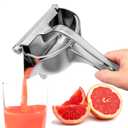 Hand Juicer Squeezer - Aluminum Lemon Squeezer for Effortless Juice Extraction - Manual Hand Press Juicer for Lemon, Orange, Lime, Grapefruit & Pomegranate, Durable Ergonomic Handle, Easy Clean Design