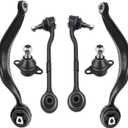 6pcs Front Lower Control Arm Ball Joint Suspension Kit Compatible with BMW E90 Xi AWD 3 Series 325xi 330xi 328xi 335xi 328i xDrive 335i xDrive and X1
