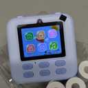 Kids Instant Digital Cameras for Boys and Girls, 1080P HD Dual-Lens Selfie Digital Camera with Print Paper & 32G Card, Christmas Birthday Gifts Toys for Toddler and Teenagers Age 3-16 Years Old (Blue)