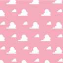 Baocicco 7x5ft Cartoon Baby Shower White Clouds Pink Backdrop Photography Background Birthday Party Baby Kids Boys Photo Portraits Room Wallpaper Decor Photo Studio Props
