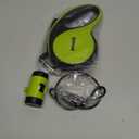 Pecute Retractable Dog Leash with Chew Proof Cable - 18,2 ft Heavy Duty Retractable Pet Leash with Dispenser and Poop Bags, Anti-Slip Handle, Reflective Leashes for Small Medium Dog Up to 66 lbs