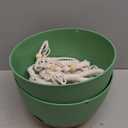 Set of 2-10 Inch Hanging Planters for Indoor Plants with Self-Watering Includes Hanging Pots for Plants, Outdoor Hanging Plant Pot with Drainage, and 2 Types of Baskets Hangers (Green, 10inch)