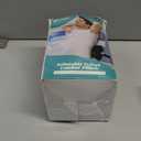 Inflatable Lumbar Pillow for Airplane Travel Lumbar Support Pillow for Car, Office Chair Back Support Office Chair Back Support for Reducing Lower Back Pain (Black)