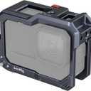 SMALLRIG Hero13 / Hero12 / Hero11 / Hero 10 / Hero 9 Black Cage for GoPro, Compatible with the Lens Filter Max Lens on Camera, with 2 Cold Shoe Mount for Microphone and Led Video Light - 3084C