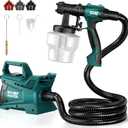 NEU MASTER Paint Sprayer-HVLP Spray Paint Gun, Electric Paint Sprayer Gun with 6FT Airhose, 3 Nozzles for House Painting Furniture Cabinets Wall Ceiling Home Interior and Exterior