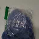 decorUhome Cozy Faux Fur Throw Pillow Covers 12x20 Set of 2 Decorative Soft Plush Striped Lumbar Modern Farmhouse Boho Couch Pillow Cases with Velvet Back for Sofa Bed Living Room, Blue