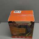 Outdoor Heaters for Patio-1500W Portable Electric Garage Heater with 2S Fast Heating, Overheat Protection, Thermostat, Space Heaters for Outdoor, Greenhouse, Room, Garage, Tent, Indoor Use (Black)