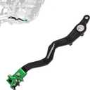 JFG RACING Folding Motorcycle Brake Lever,CNC Rear Brake Foot Pedal Lever for KLX300 2021-2024/KLX300R 2020-2024/KLX250 D-Tracker 2001-2020/KLX300SM 2021-2024 Green