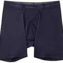 Pair of Thieves Men's Quick Dry Action Blend Long Boxer Briefs 3 Pack Moisture Wicking, Breathable & Lightweight for All Day Comfort, Mobility & Confidence No Ride Up Fit with Fly Black, Medium