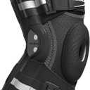 NEENCA Knee Brace for Knee Pain Knee Support with Hinged Knee Support and Patented X-Strap Attachment System, Strong Stability for Pain Relief, Arthritis, Meniscus Tear, ACL, PCL, MCL
