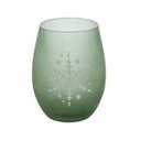 Table Tops Gallery 2 Piece Green Snowflake, Green