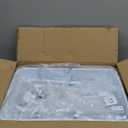 3-Tier Utility Cart with Wheels, Rolling Cart, Storage Shelves, Multi-Functional Organizer Cart for Bathroom, Office, Kitchen, White (No hanging baskets)