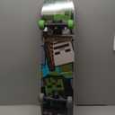 Voyager Skateboard with Printed Graphic Grip Tape - Great for Kids and Teens, Cruiser Skateboard with ABEC 5 Bearings, Durable Deck, Smooth Wheels (Mob)