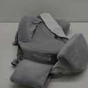 Momcozy CozyPro Nursing Pillow - All Around Lumbar & Arm Support - Safety Fence, Firm & Springy Memory Foam-Stable, Ergonomic Support, Easier Breastfeeding, Wider Cushion, Adjustable, Removable Cover