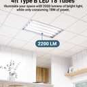 Sunco 30 Pack T8 LED Bulbs 4 Foot, Tube Light Bulbs Ballast Bypass, 48 Inch Fluorescent Replacement, 2200 LM, 18W, 5000K Daylight, Single Ended Power, Type B, Frosted Lens UL